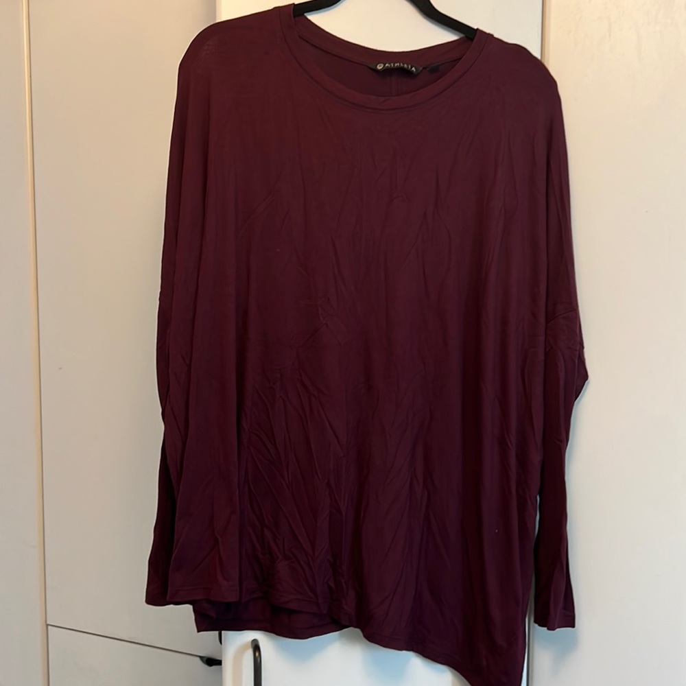 Athleta LS Cloudlight Workout Shirt